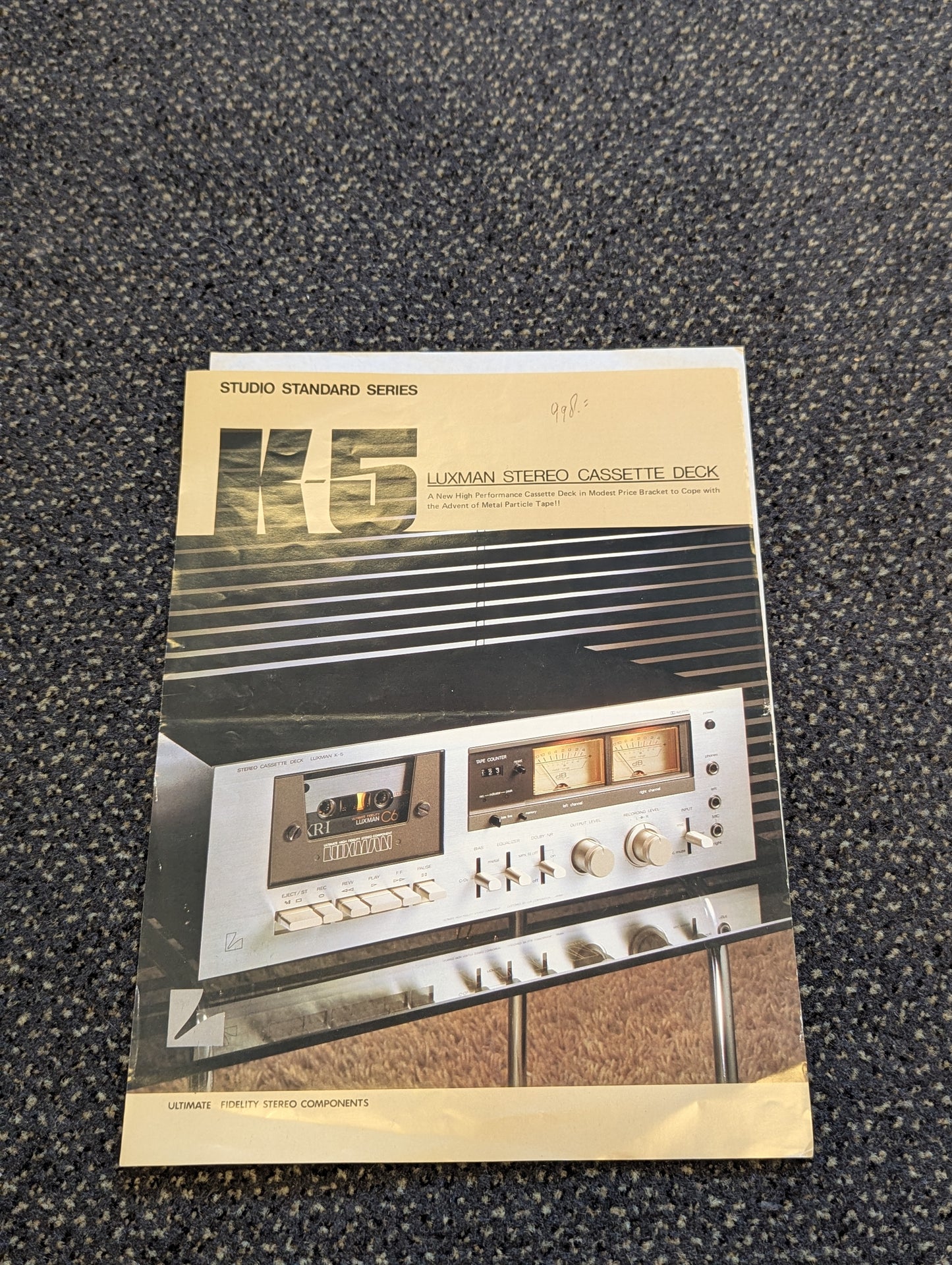 Luxman K-5 cassette deck
