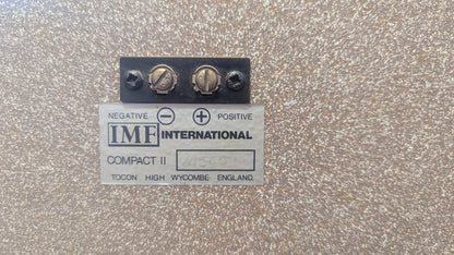 IMF compact II speakers