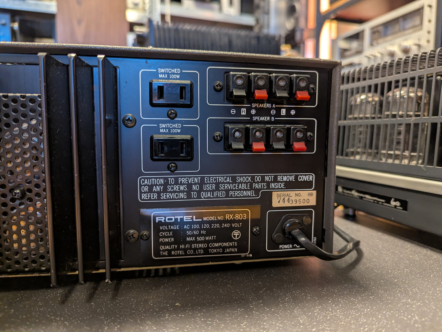 Rotel RX-803 receiver